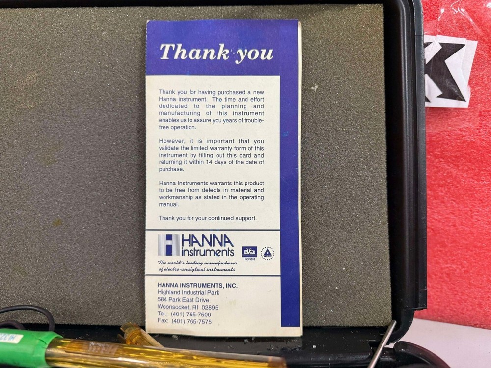 Hanna Instruments HI9025C PH METER KIT