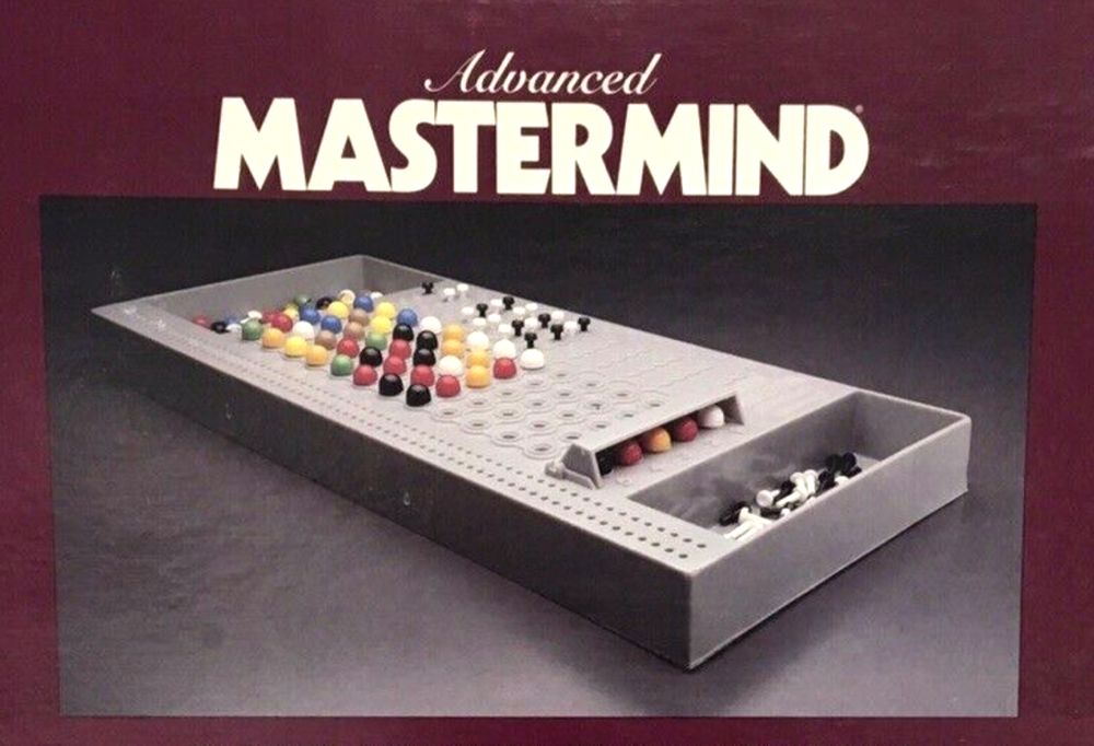 Advanced Mastermind Replacement Code and Key Pegs Pressman Game 1972 - 1989