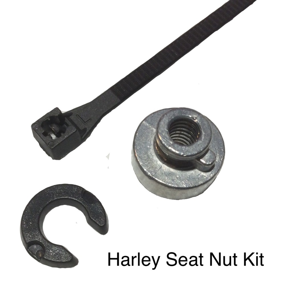 Fender Seat Nut Mounting Kit for Harley Davidson 1996-2017 Insert 1/4-20 Thread
