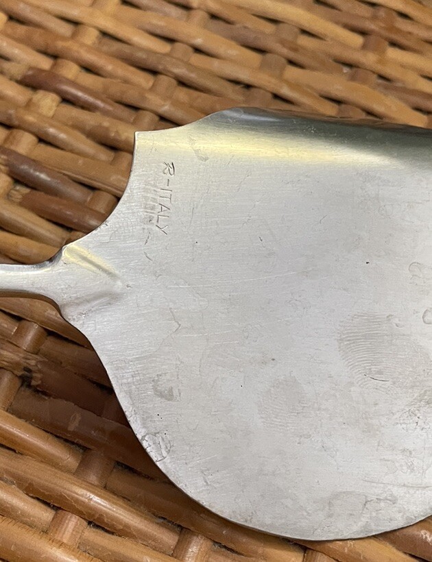 RAIMOND Silver Sterling Etched Server Italy