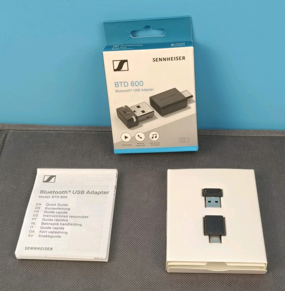 Sennheiser BTD 600 Bluetooth Dongle - USB-A/USB-C Adapter