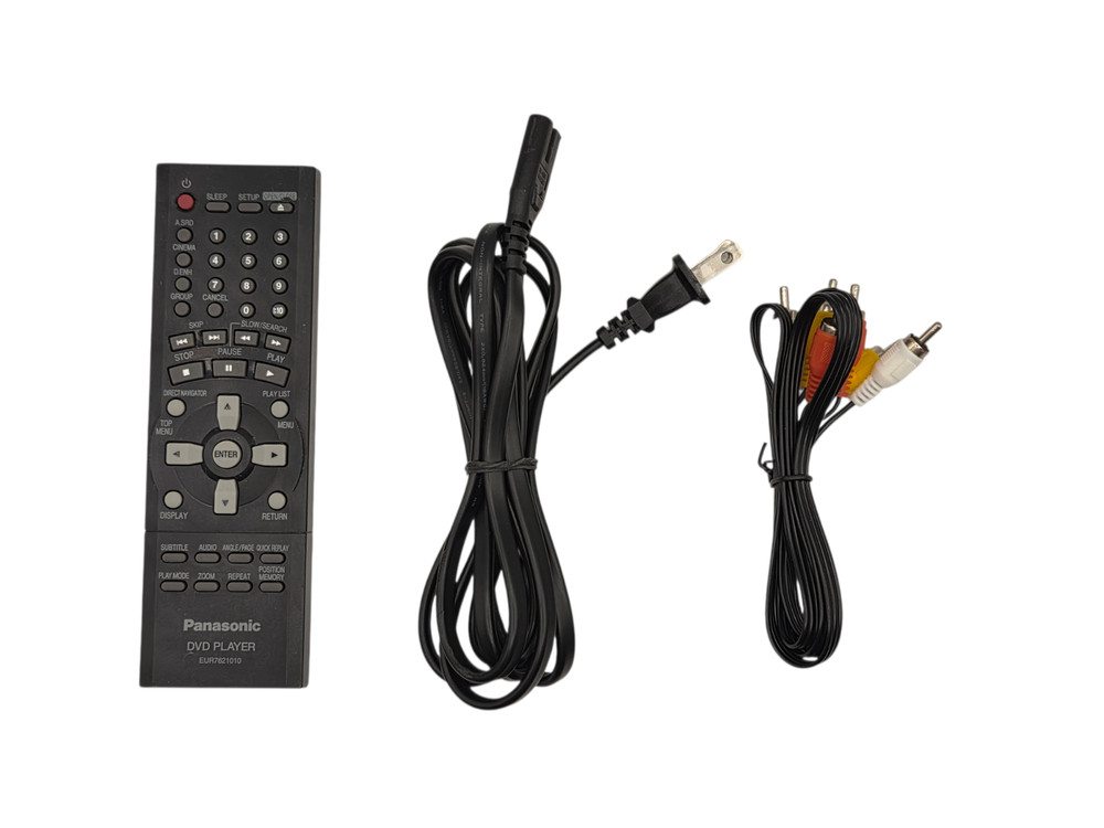 Panasonic DVD RV27 DVD CD Player Progressive Remote Cables Serviced A+
