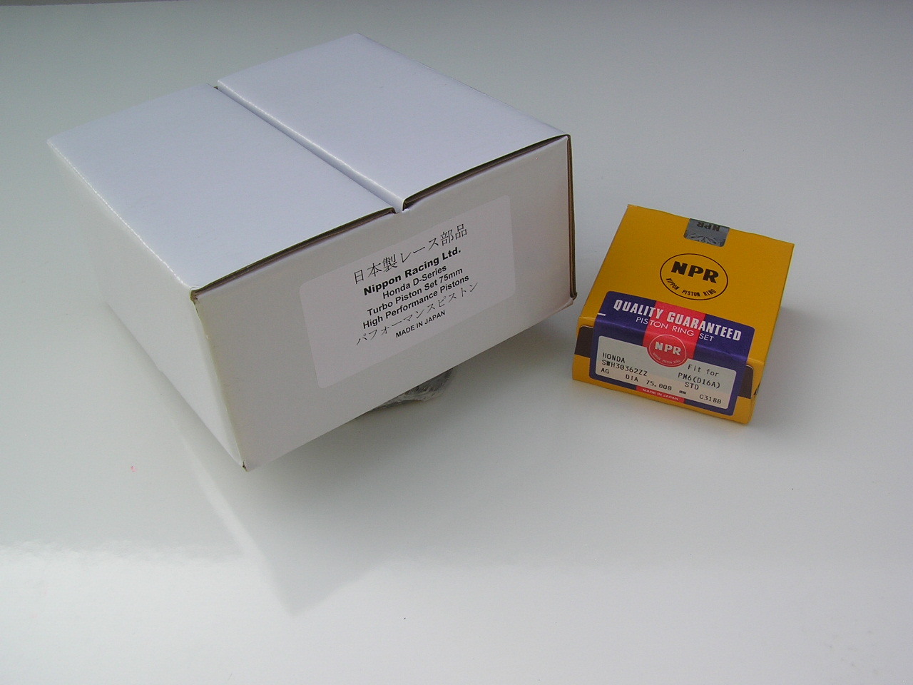 JDM HONDA CIVIC VITARA TURBO PISTONS D16 SI RINGS ZC D16Y CRX FLOATING STD 75MM