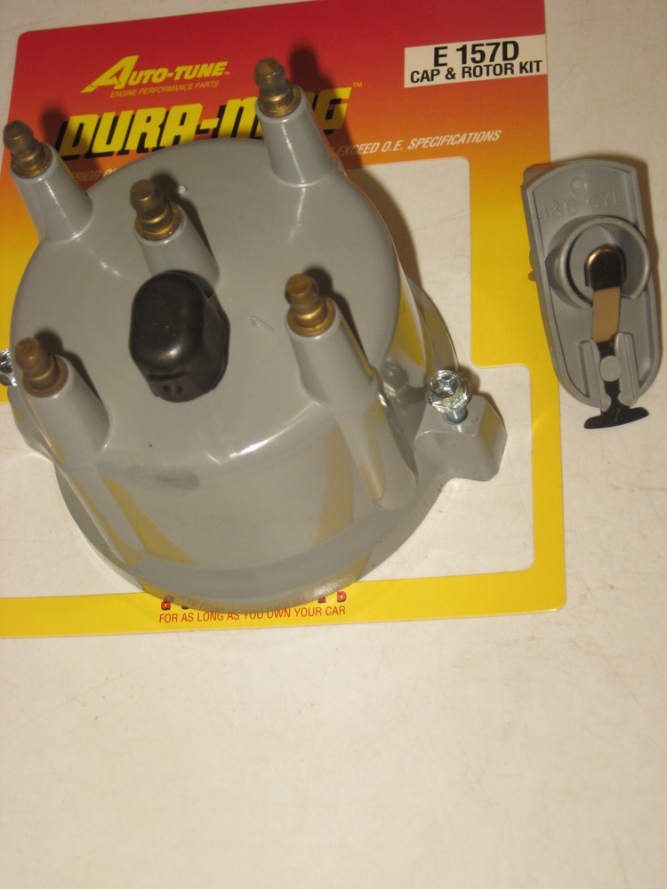 4cyl. Ignition Distributor Cap + Rotor Kit, Auto-Tune by BWD # E157D