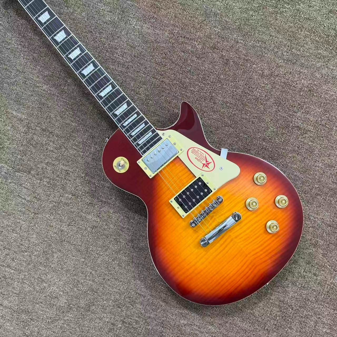 Jimmy page Electric Guitar Tiger Stripes 6 stings gitaar solid body chibson