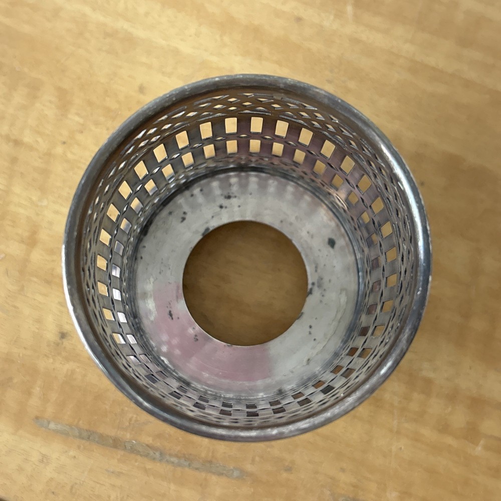 VINTAGE BERNARD RICE'S & SONS SILVERPLATE CANDLE HOLDER APOLLO EPNS # 6153