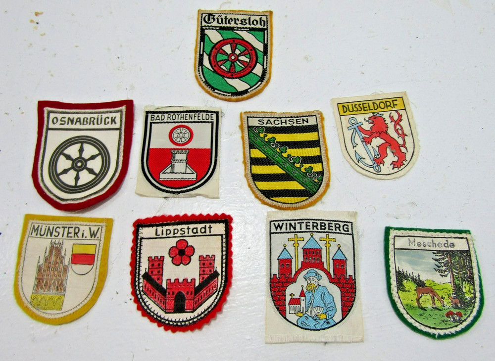 9 German Patches