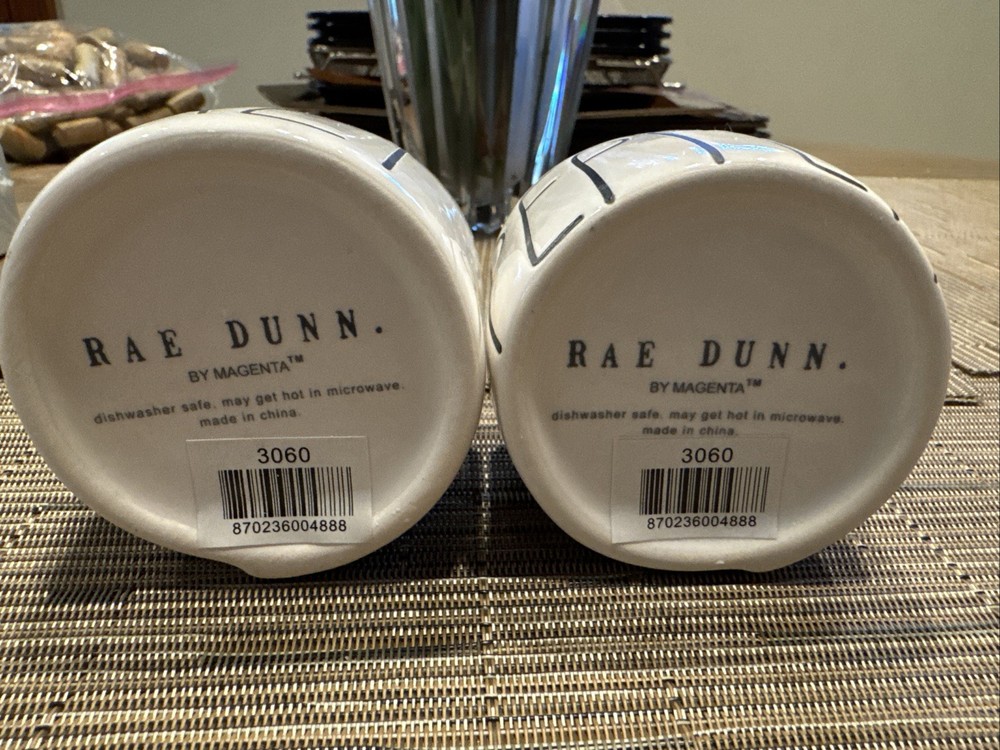 Rae Dunn Salt & Pepper Cellars Rare