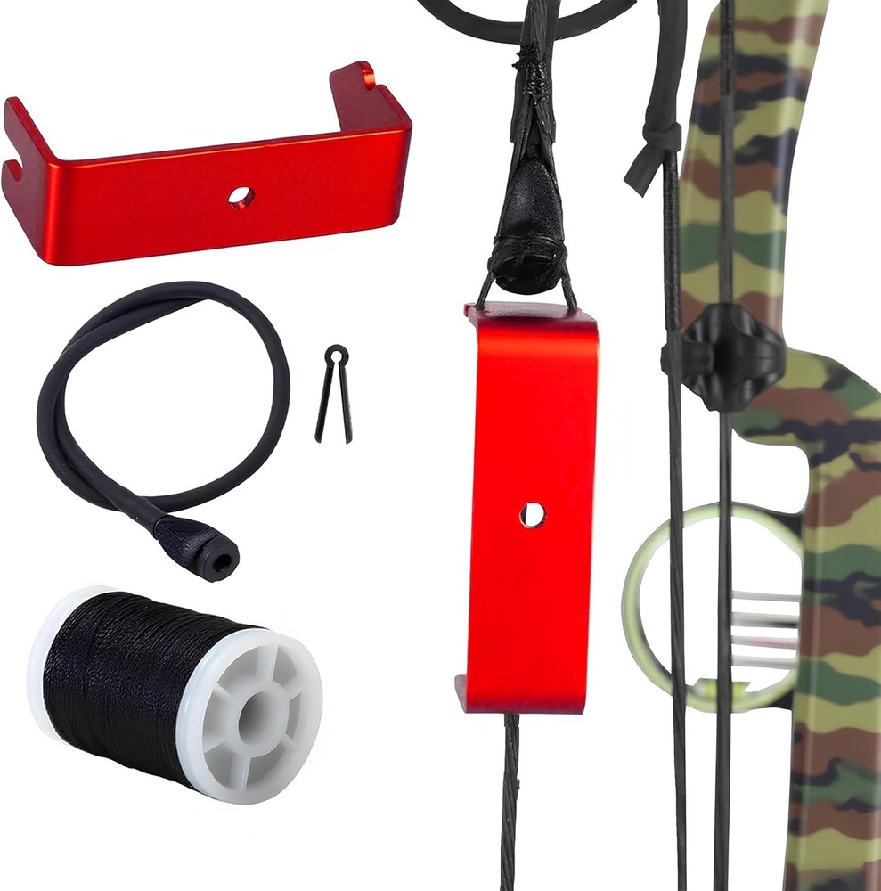 Complete Archery Installation Kit: 3/16 Peep Sight & Bowstring Serving Thread