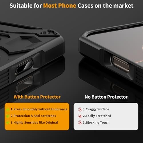 2 Pack Camera Control iPhone 16 Pro/16 Pro Max Black Titanium (Black Edge)