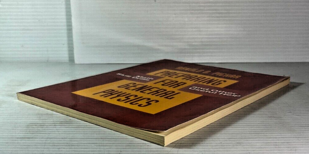 Preparing for General Physics Math Skill Drills and Other Useful Help 1992 USED