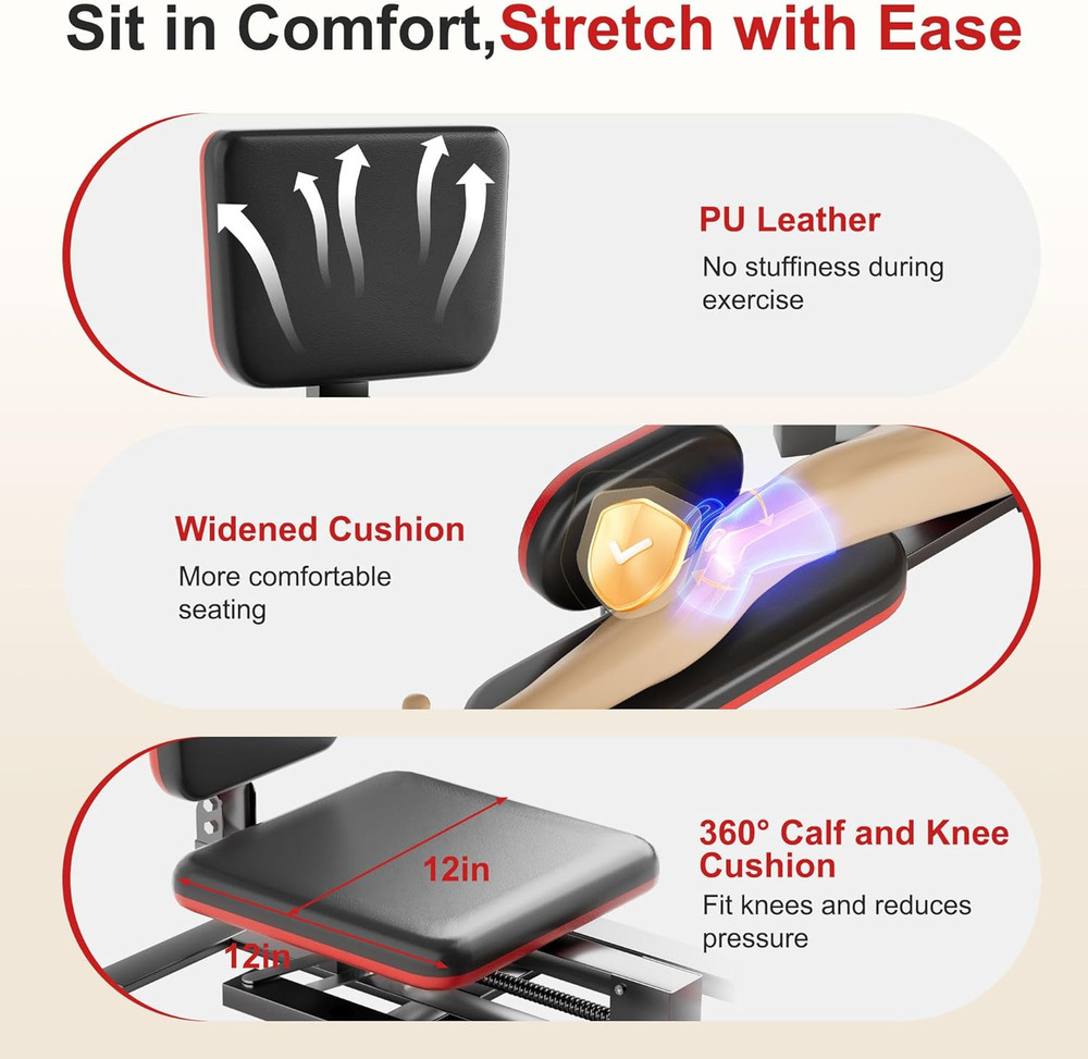 Leg Stretcher, 300LBS Stretcher Machine,210° Adjustable Split Machine for Ballet