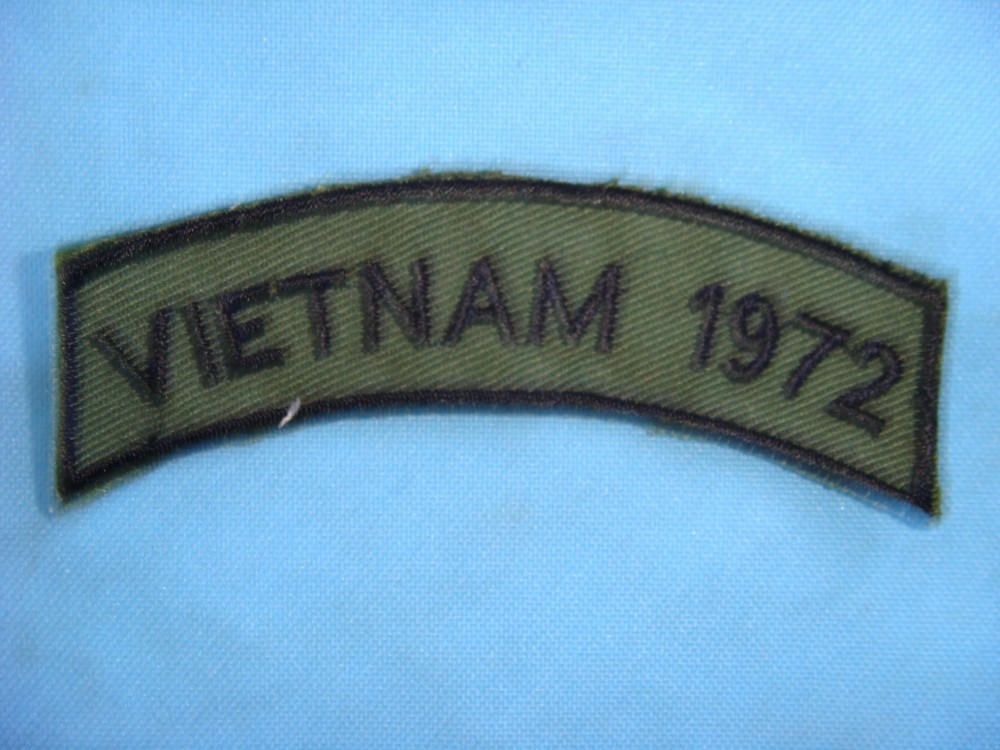 SUBDUED TAB PATCH " VIETNAM 1972 "