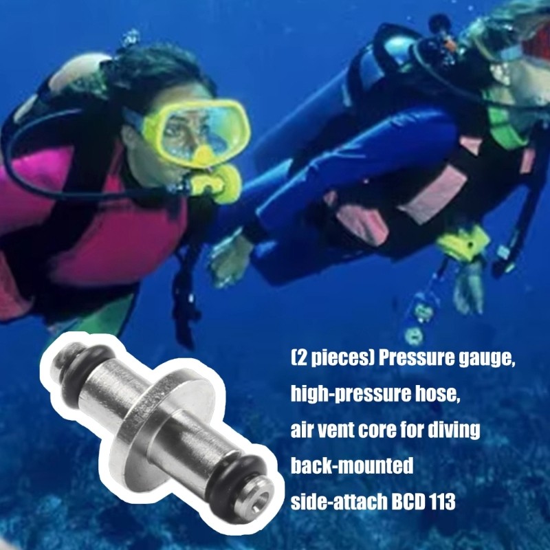 2pack Heavy Type Diving Spools Rotating Fitting Professional Swivels Spools