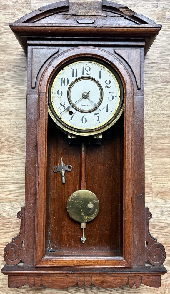 Antique Gilbert Wall / Parlor Clock c.1885–1905