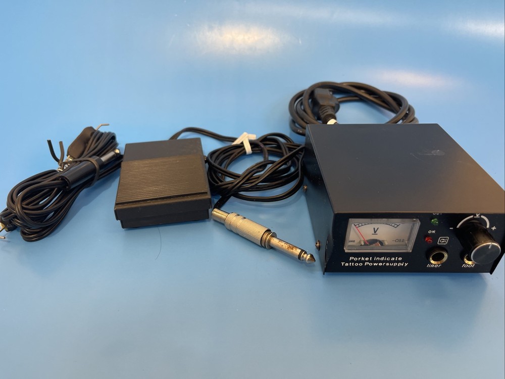 PORKET INDICATE TATTOO POWERSUPPLY POWER SUPPLY Untested