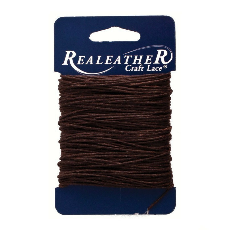 Waxed Thread Polyester Brown 25 yd BTH25 02 Silver Creek Leather