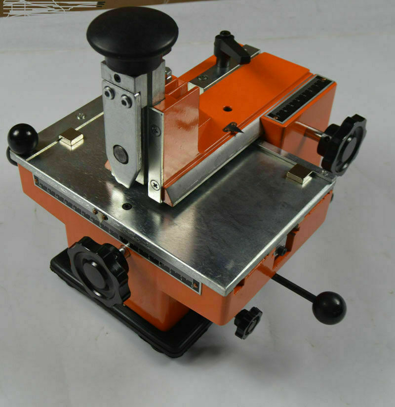 TECHTONGDA 1 PC 4mm Semi-automatic Plate Embossing Machine Metal Marking Machine
