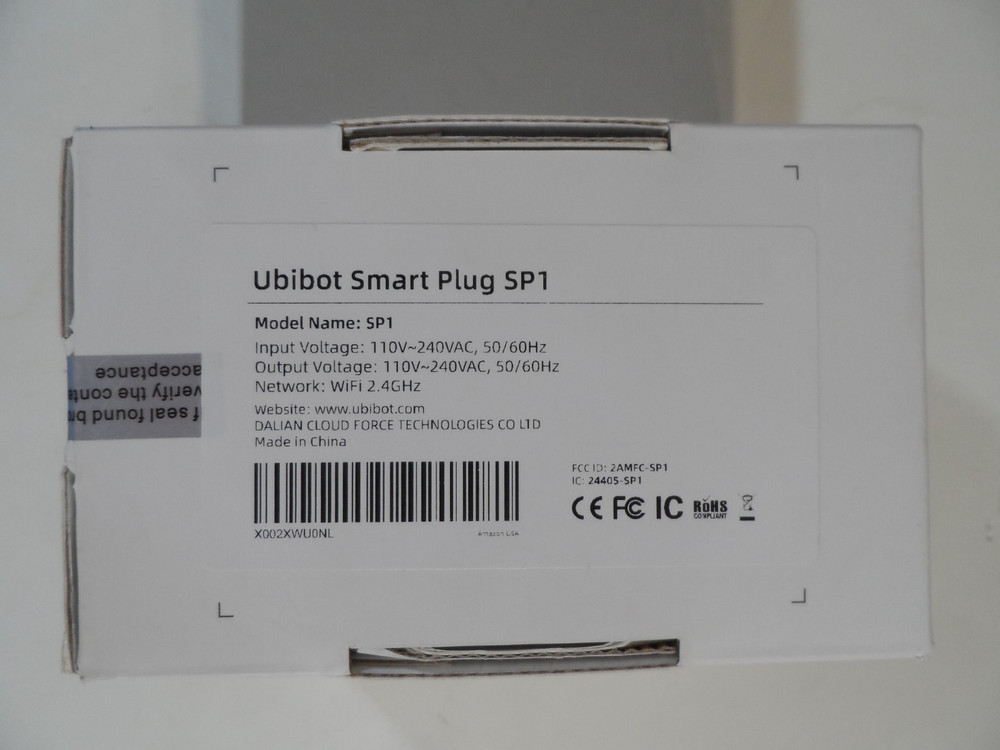 NEW SEALED - Ubibot Smart Plug SP1