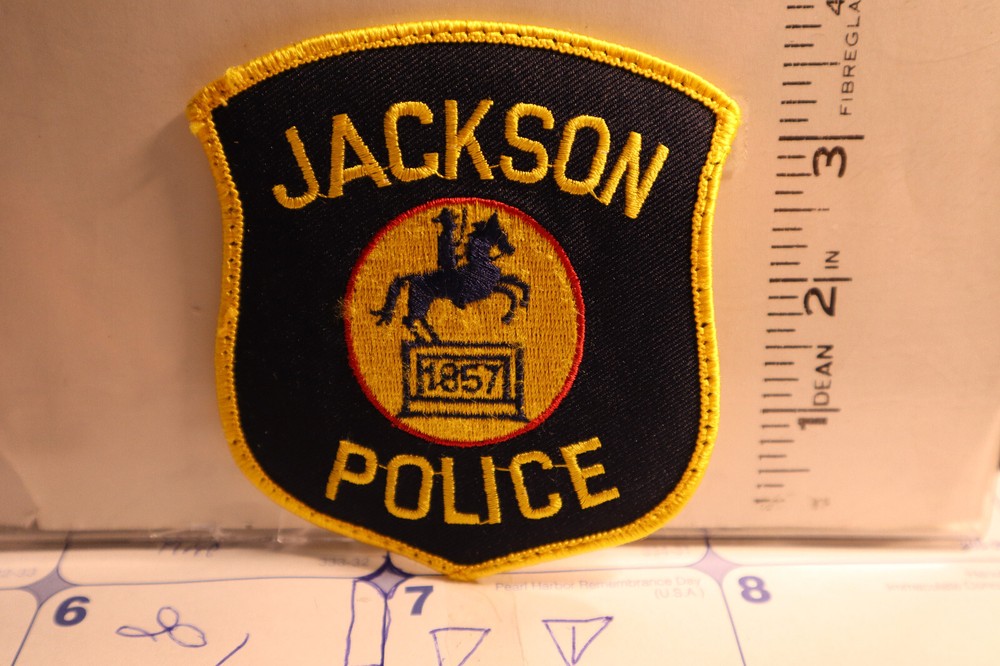 police patch  JACKSON POLICE MICHIGAN