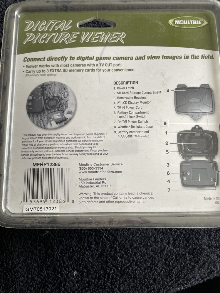 Moultrie Digital Picture Viewer