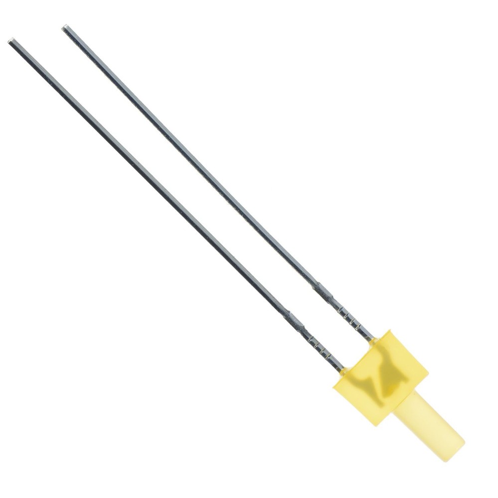 10 X Orange 2mm Lighthouse Diffusée LED