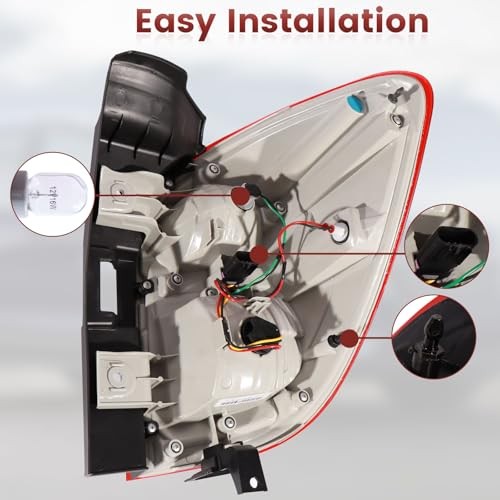 Tail Lights Assembly Compatible with Chevy Equinox,Left Driver Side 2016 2017