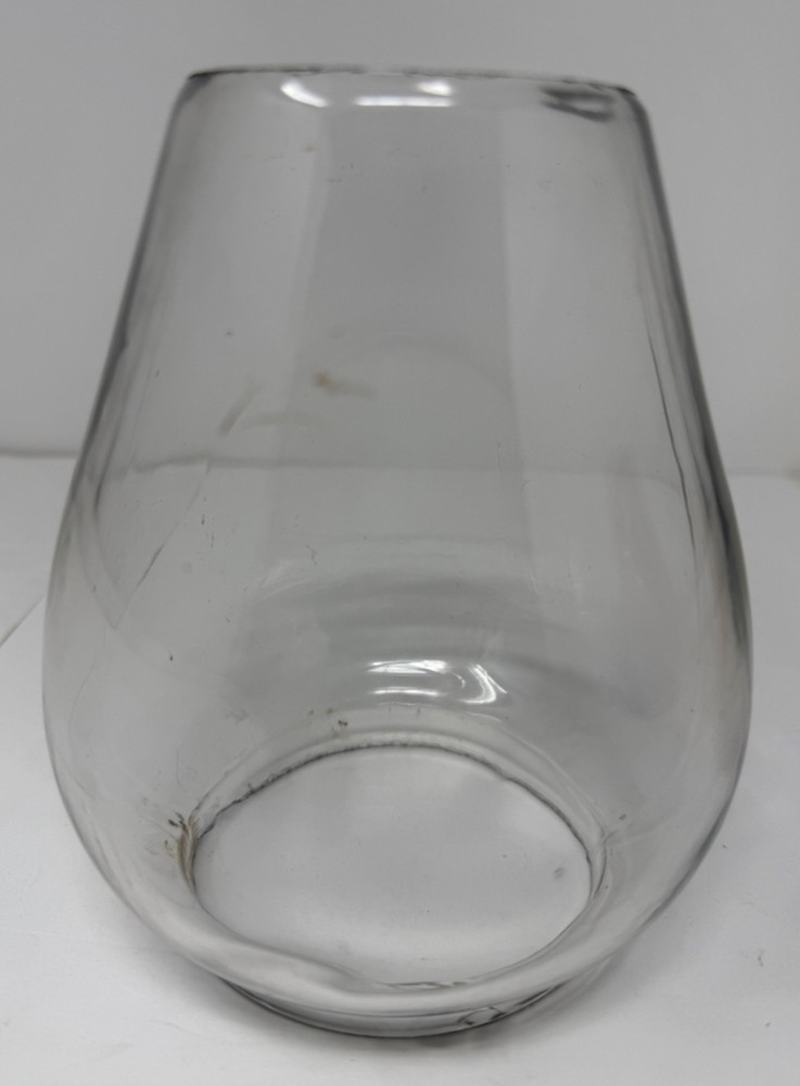clear  extended base railroad lantern tall globe  #39 size