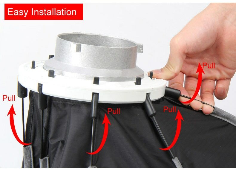 Portable Triopo 90cm Octagon Softbox Bowens Mount For Wedding Studio Lighting