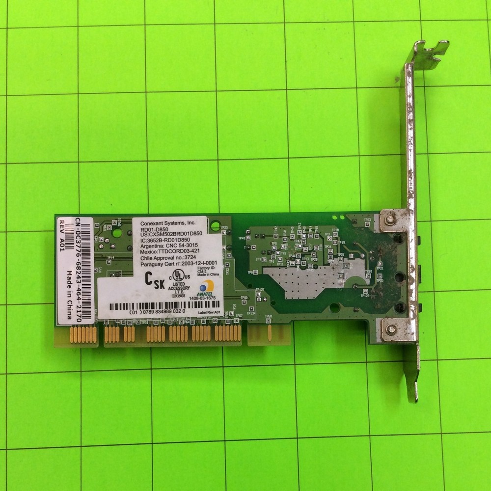 Desktop Computer Modem RD01-D850 Conexant Systems, Inc.