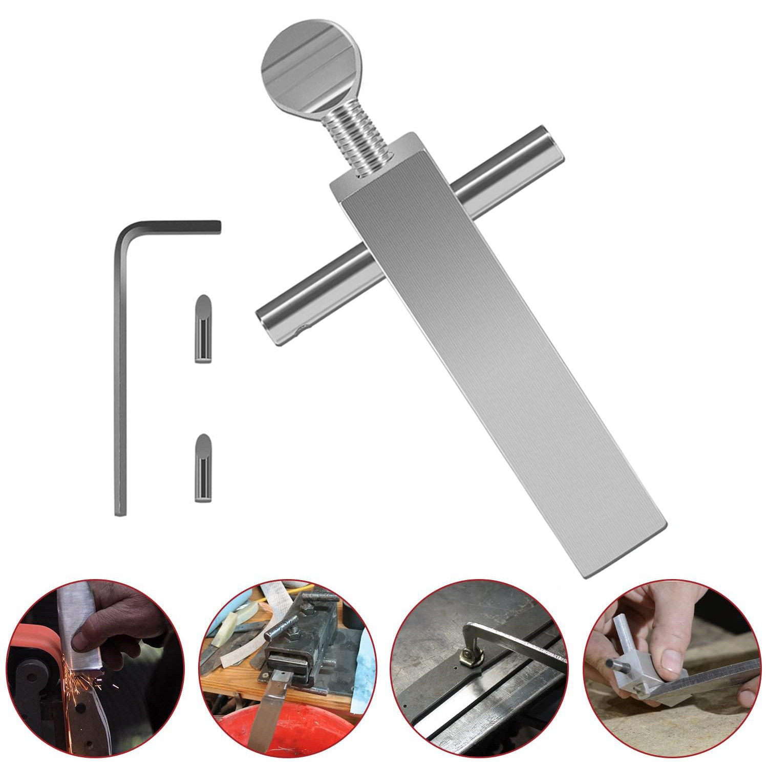 Knife Maker's Center Scribe and Tip for Marking Center Lines Stainless Steel