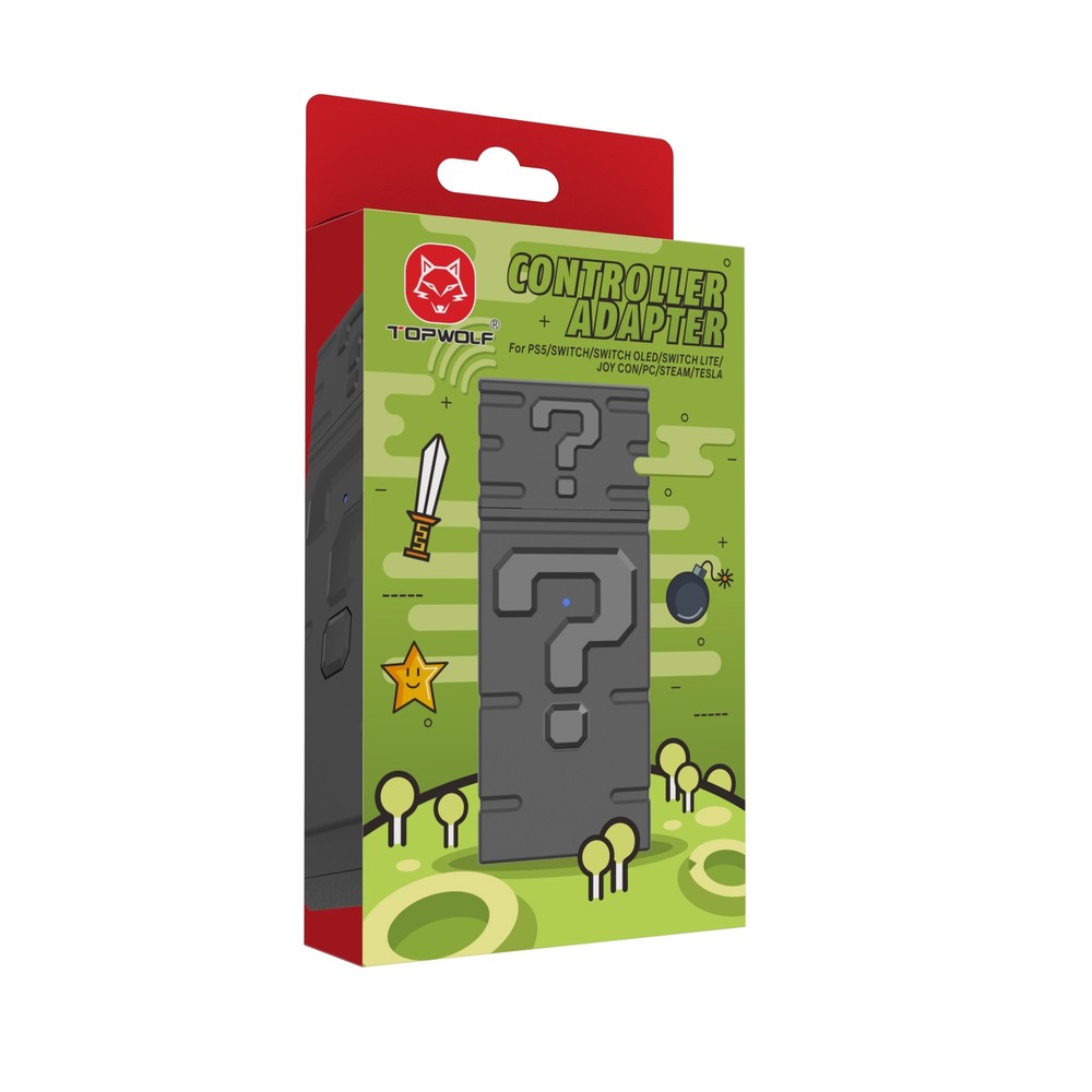 Honson Wireless USB Bluetooth Controller Adapter for Nintendo, PS5, PS4, Xbox