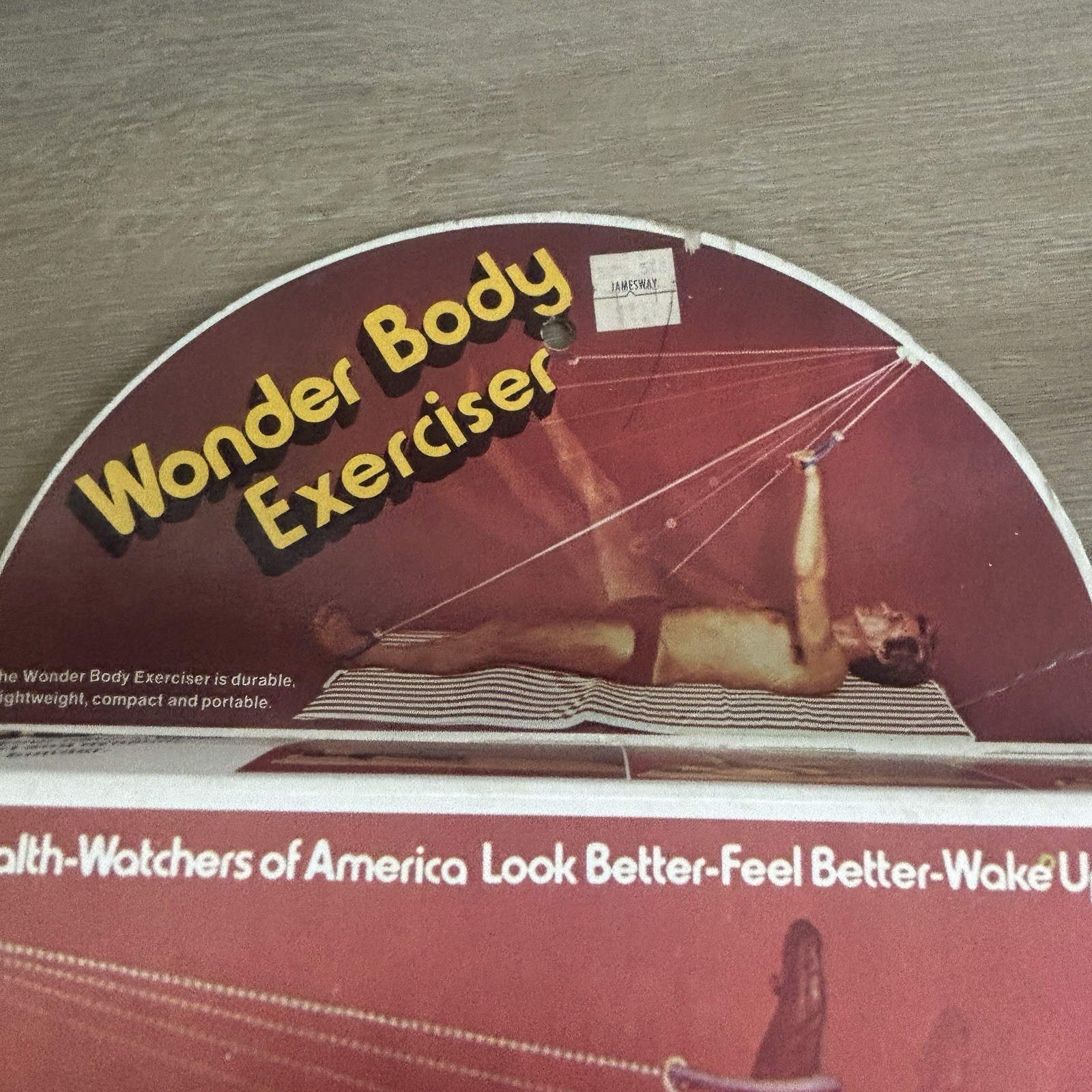 VTG Wonder Body Exerciser Retro 70s Fitness Rope Pulley Original Box Manual MCM