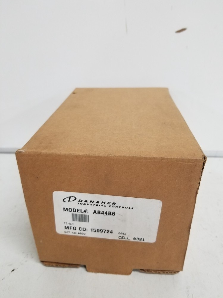 Danaher AB44B6 Timer Manual-Set 240v-ac