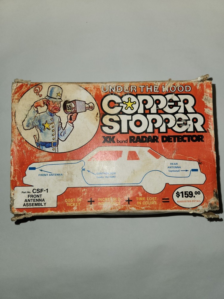 RADAR DETECTOR # CSF-1 COPPER STOPER