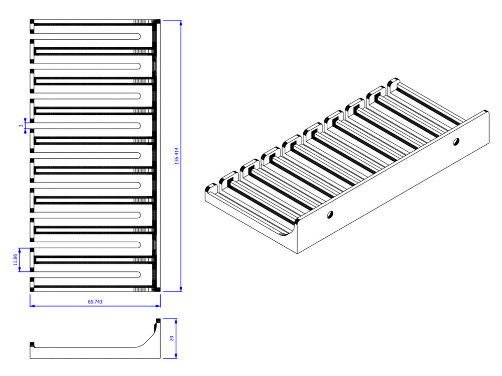 Wall Mountable Cable Hanger Rack For Cord Wire/Cable Wire
