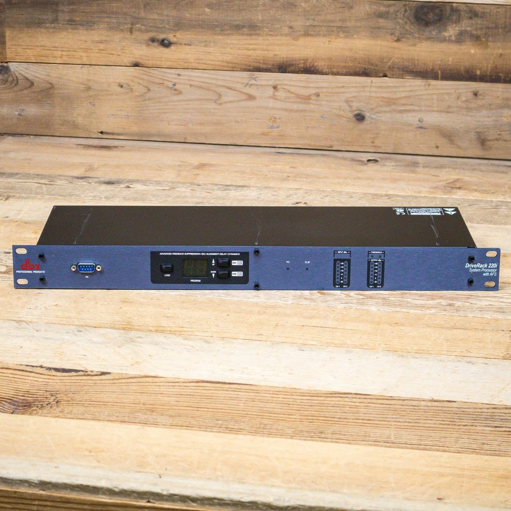 DBX DriveRack 220i Speaker Management Advanced Feedback Suppression U268413-01