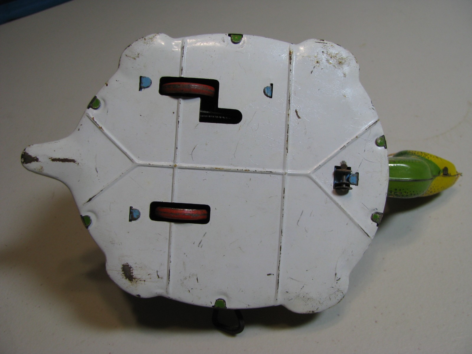 Vintage Turtle with Native Rider Windup Toy - Works!