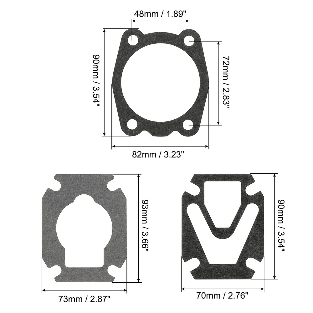 Pad Air Compressor Valve Plate Kit, Paper Replacement Compressor Accessory