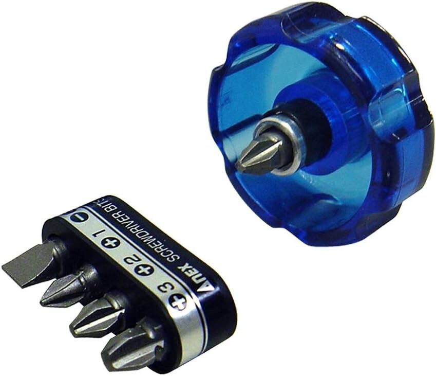 Annex ANEX Mini Starbee Replacement Driver Wide Handle Ultra Short Bit 5 Set