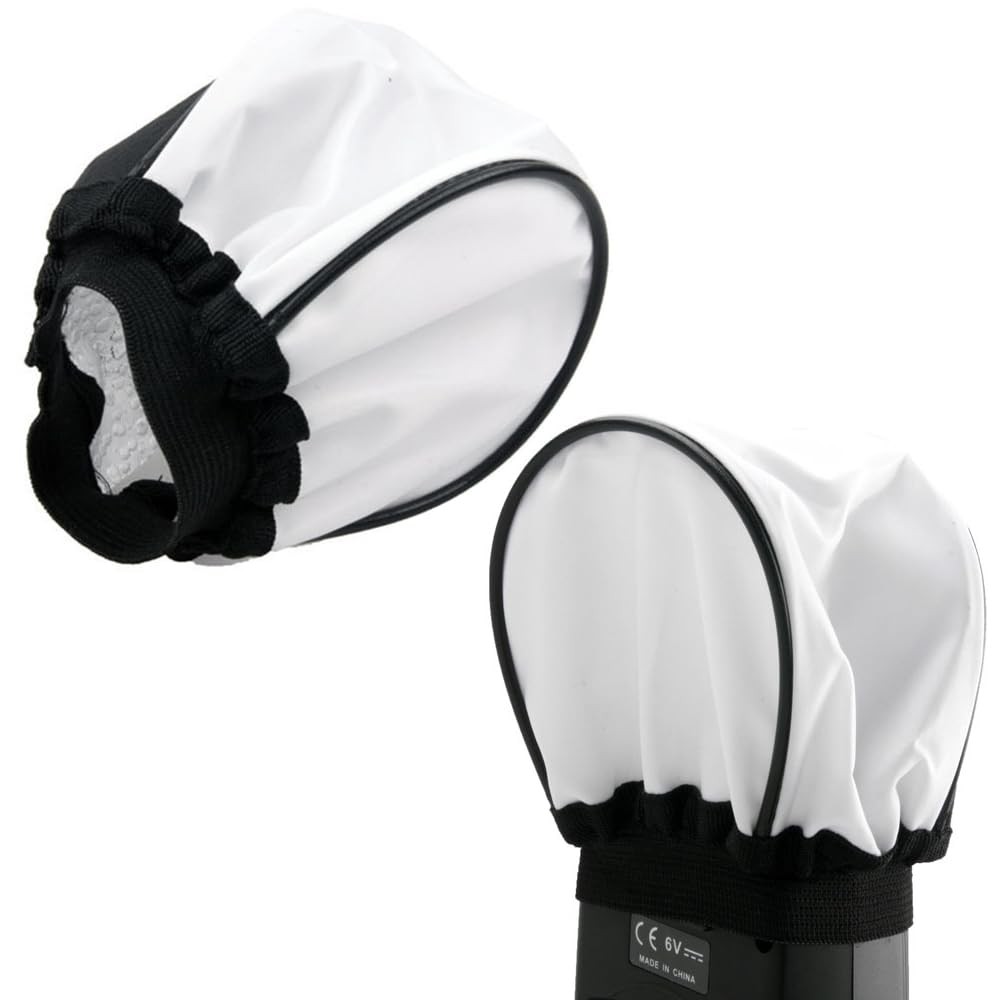 ThtRht 2 Pack Universal Flash Diffuser Mini Fabric Soft Light Flashes Bounce...