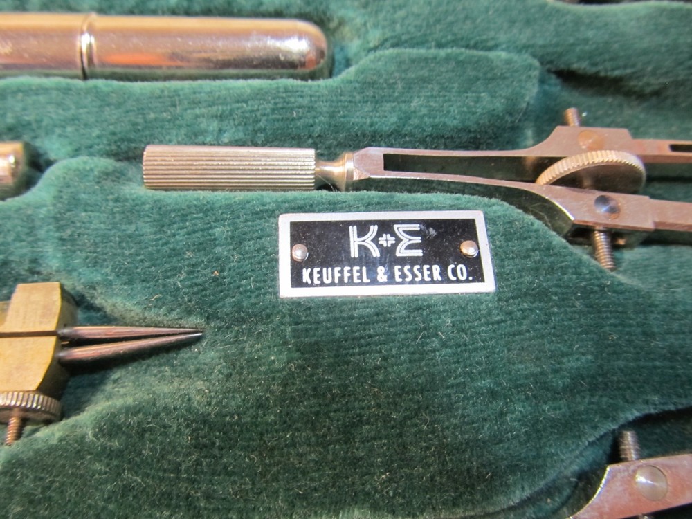 Vintage K & E Drafting Set, Tools Instruments Keuffel Esser