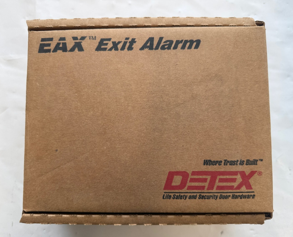 DETEX EAX-2500S GRAY Exit Door Alarm,Gray,Plastic,100 dB