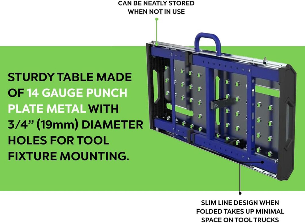 NOVA Heavy-Duty Welding Table with Folding Legs