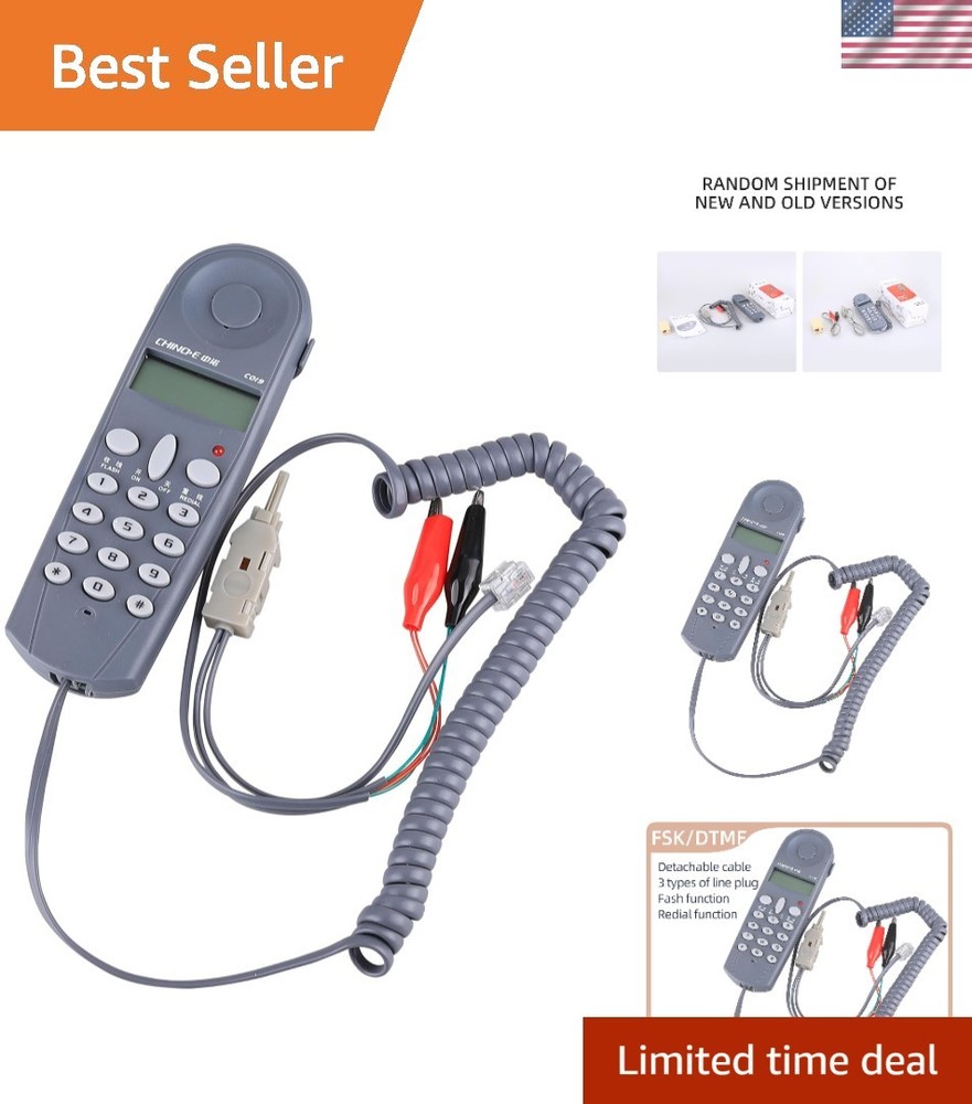 Compact Handheld Cable Tester with Caller ID – Last Number Redial Function