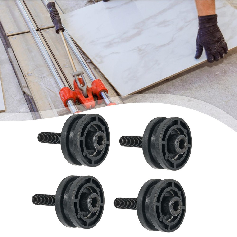 4 Pieces Tile Saw Roller Table Roller Easy Installation Practical Replaces