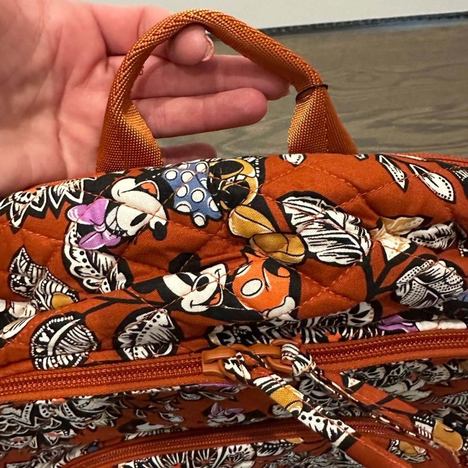 Vera Bradley Disney Essential Large Quilted Backpack NWT