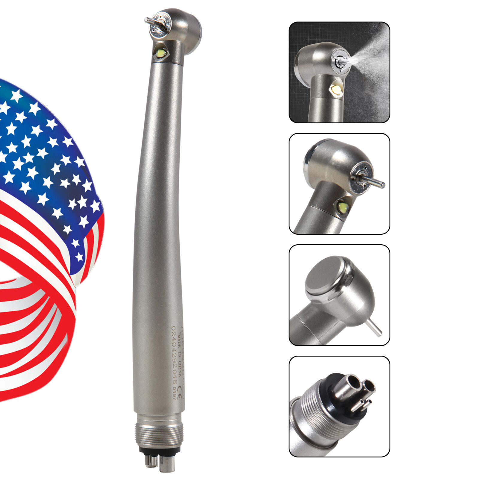 Estilo NSK Dental Pieza mano LED de alta velocidad Pana MAX EK LED 2/ 4Hole USA