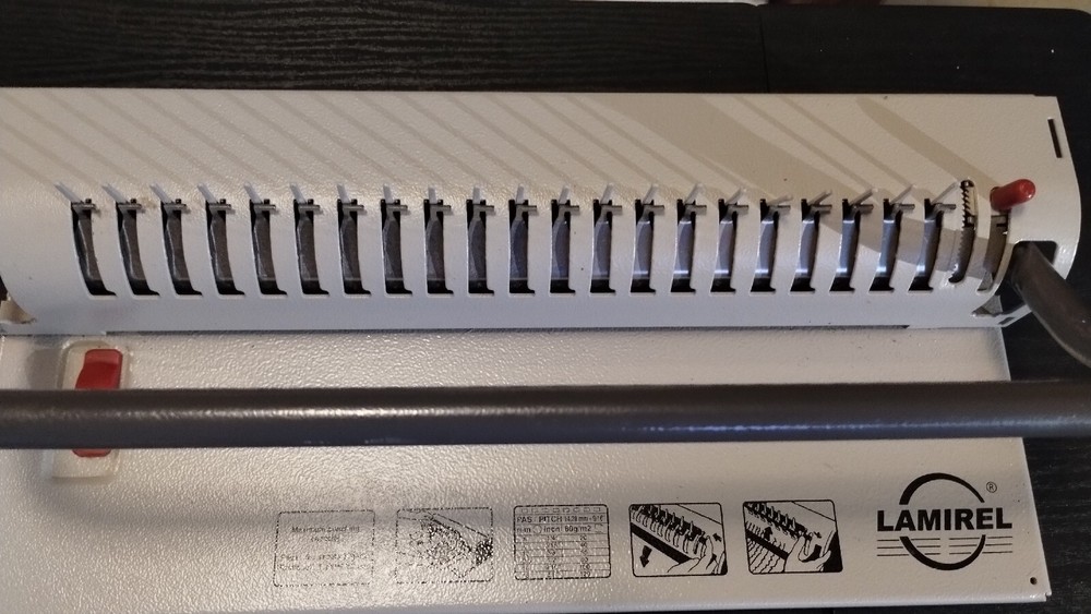 Lamirel Microband Punching Comb Binding Machine Great Condition
