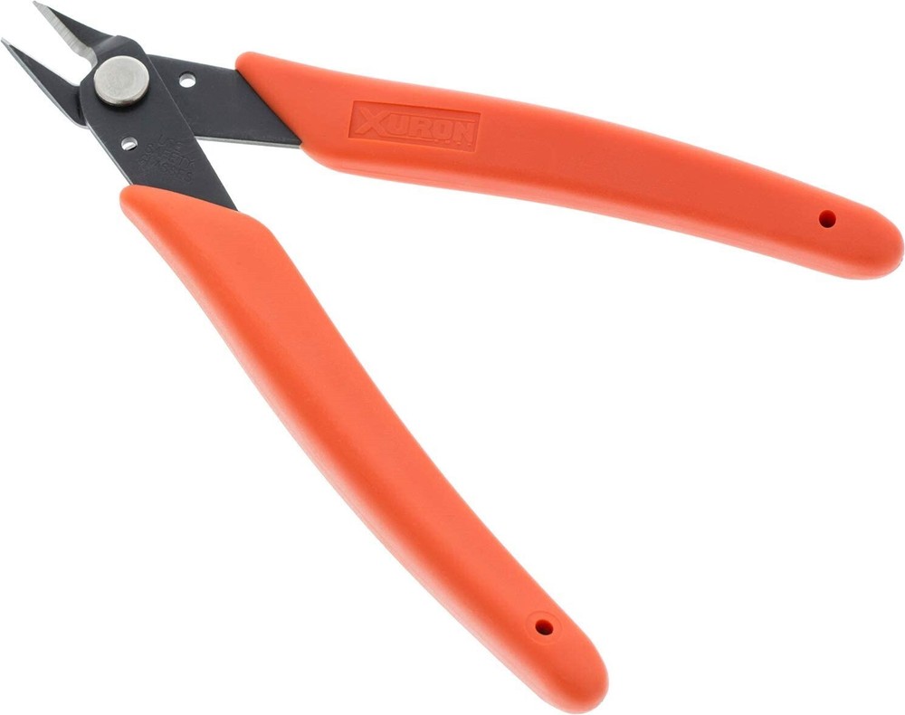 Plier, 1 Xuron Micro-Shear Flush Cutter Precision Plier with Extra Slim Profile
